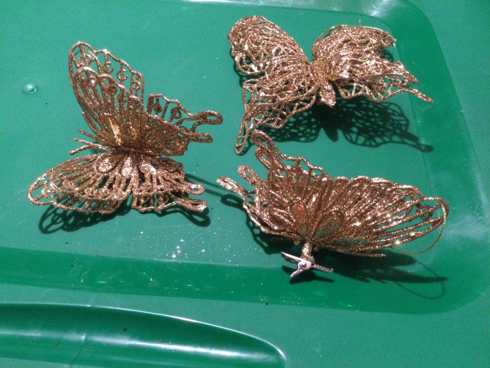 Butterfly Gold  ornament collectible - Main Image 1