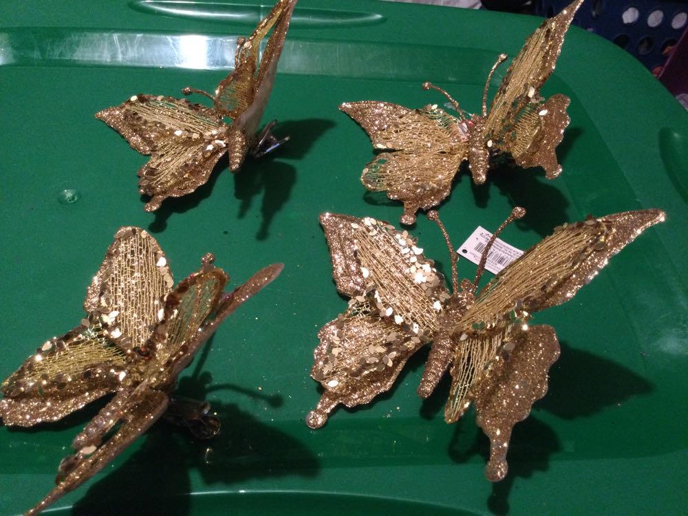 Butterfly Gold - Holiday Time ornament collectible - Main Image 2