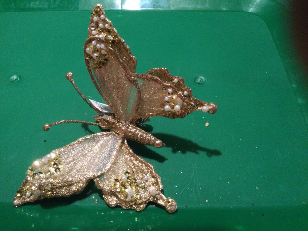 Butterfly Gold - Holiday Time ornament collectible - Main Image 2