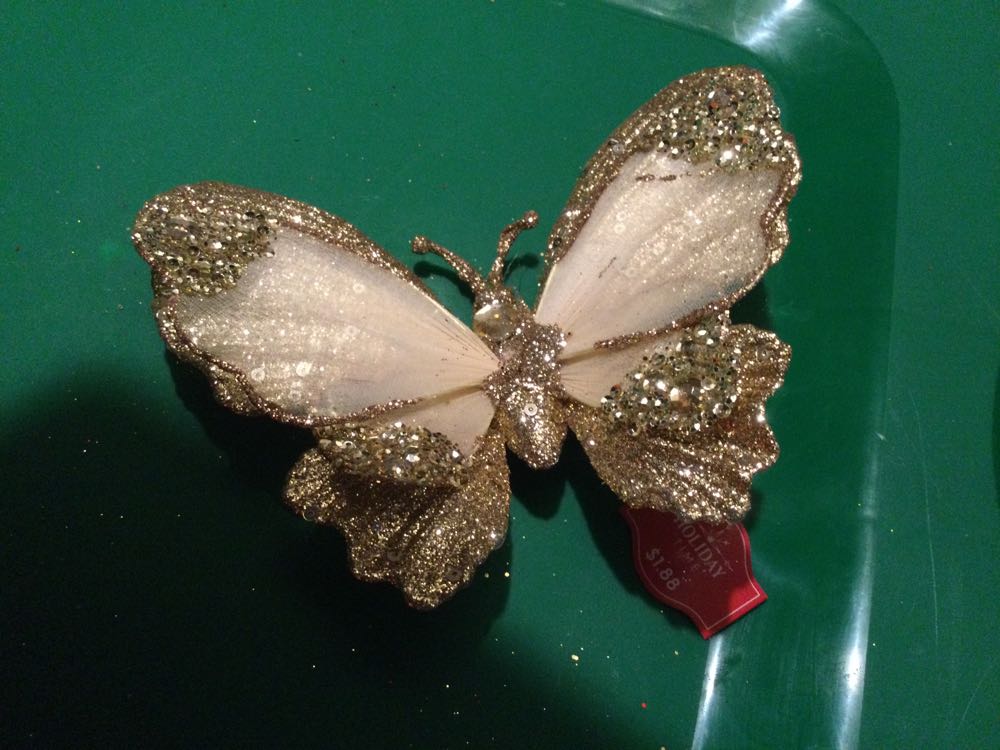 Butterfly Gold - Holiday Time ornament collectible - Main Image 2