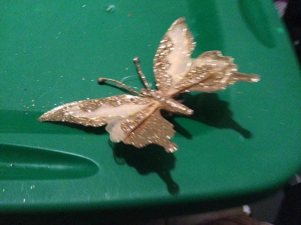 Butterfly Gold - Holiday Time ornament collectible - Main Image 2