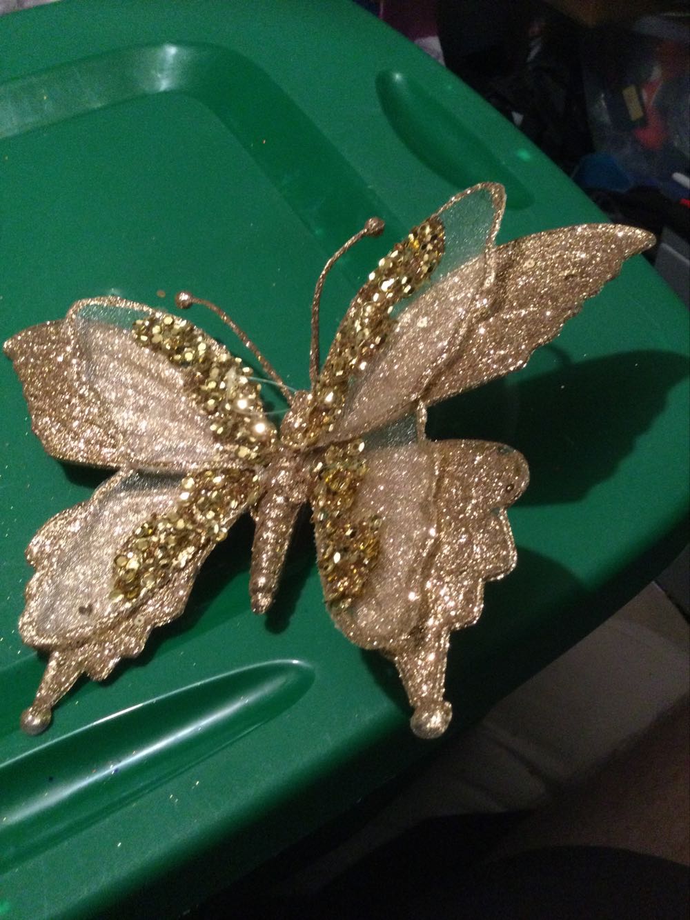 Butterfly Gold - Holiday Time ornament collectible - Main Image 2