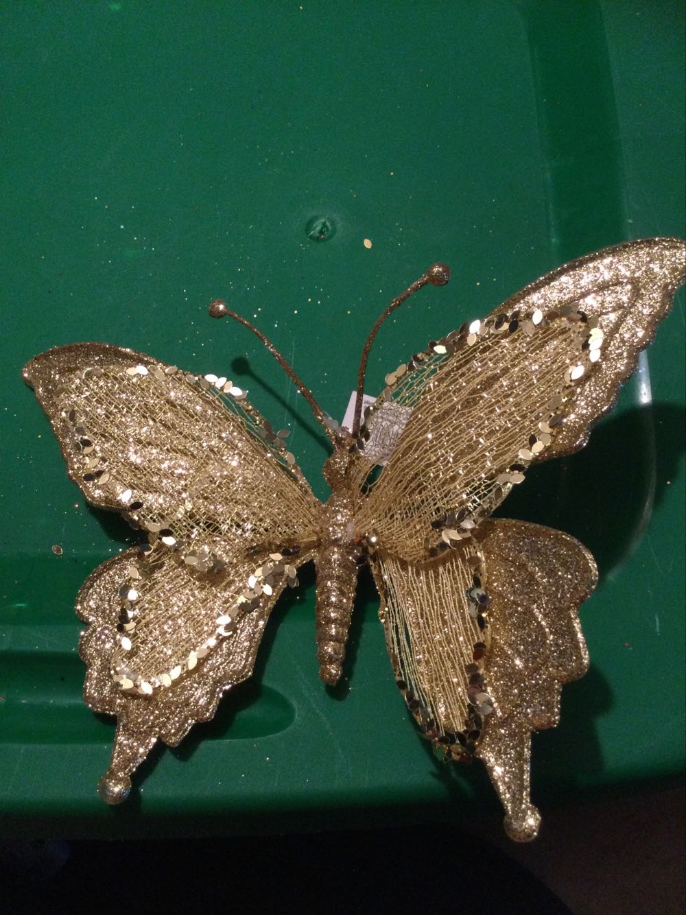 Butterfly Gold - Holiday Time ornament collectible - Main Image 2