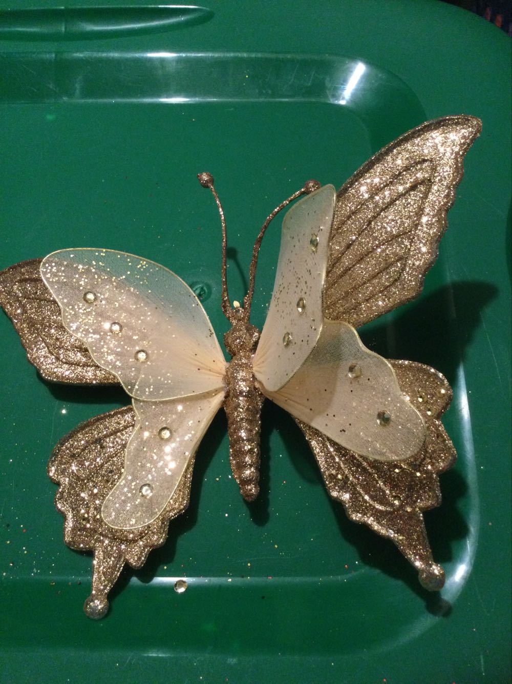 Butterfly Gold - Holiday Time ornament collectible - Main Image 1