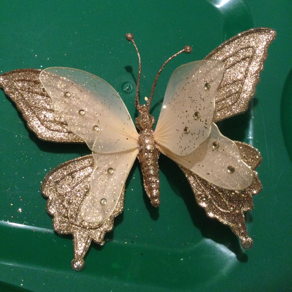 Butterfly Gold - Holiday Time ornament collectible - Main Image 2
