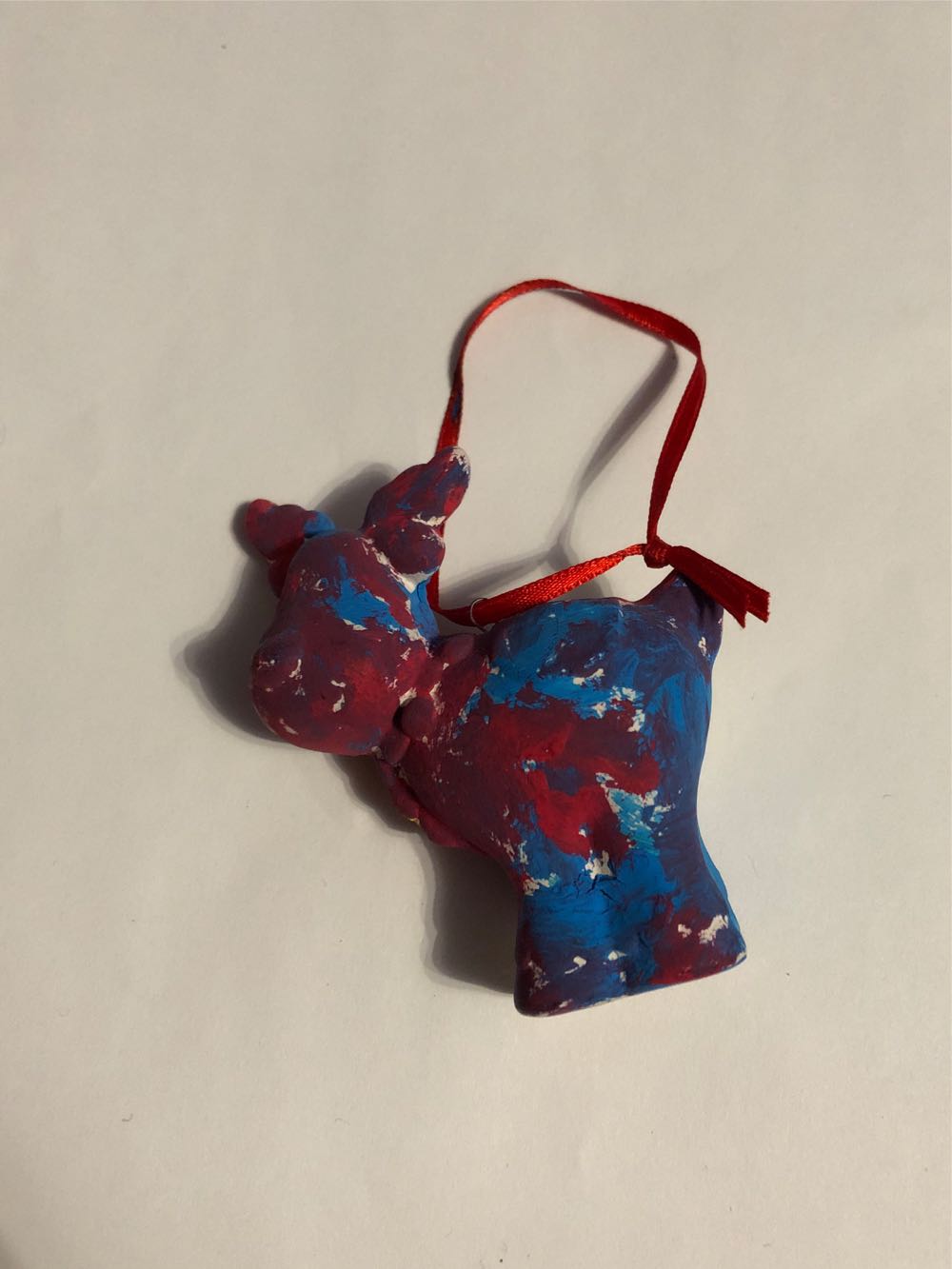 Painted Reindeer  ornament collectible - Main Image 1