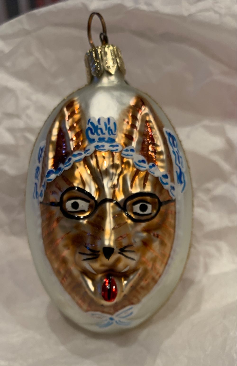 My What Big Eyes  (Storybook) ornament collectible - Main Image 2