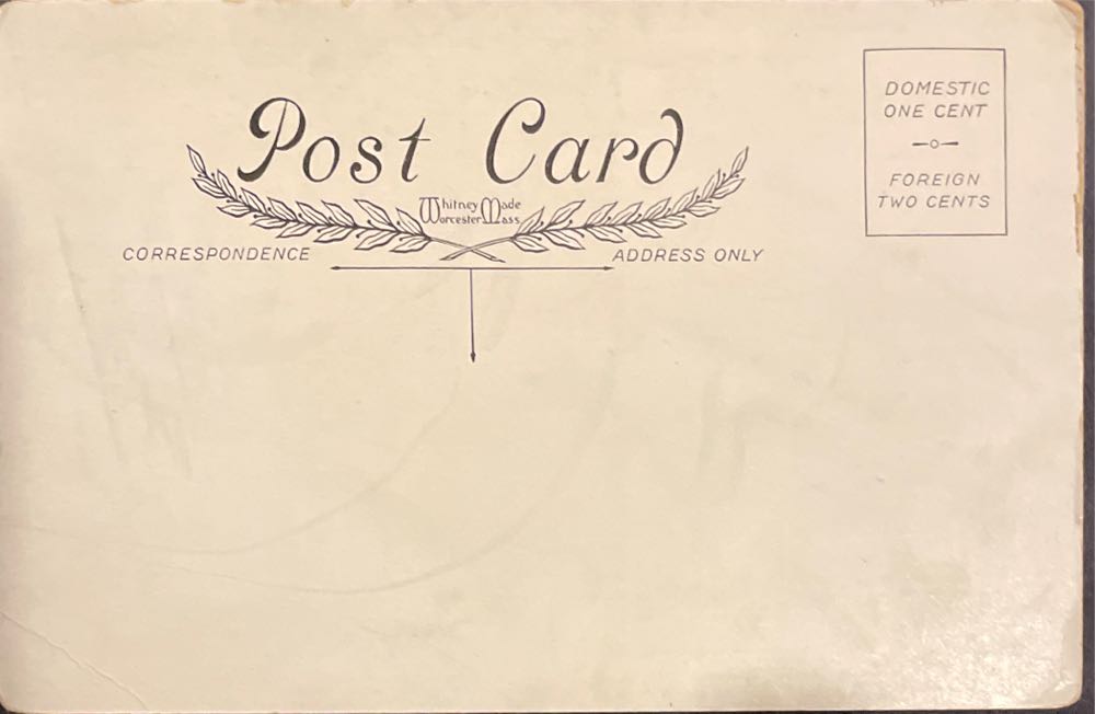 Postcard - Christmas - Whitney Made - “God Jul!” - Three Kings & Evergreens With Pine Cones - Christmas (Postcard) ornament collectible - Main Image 2