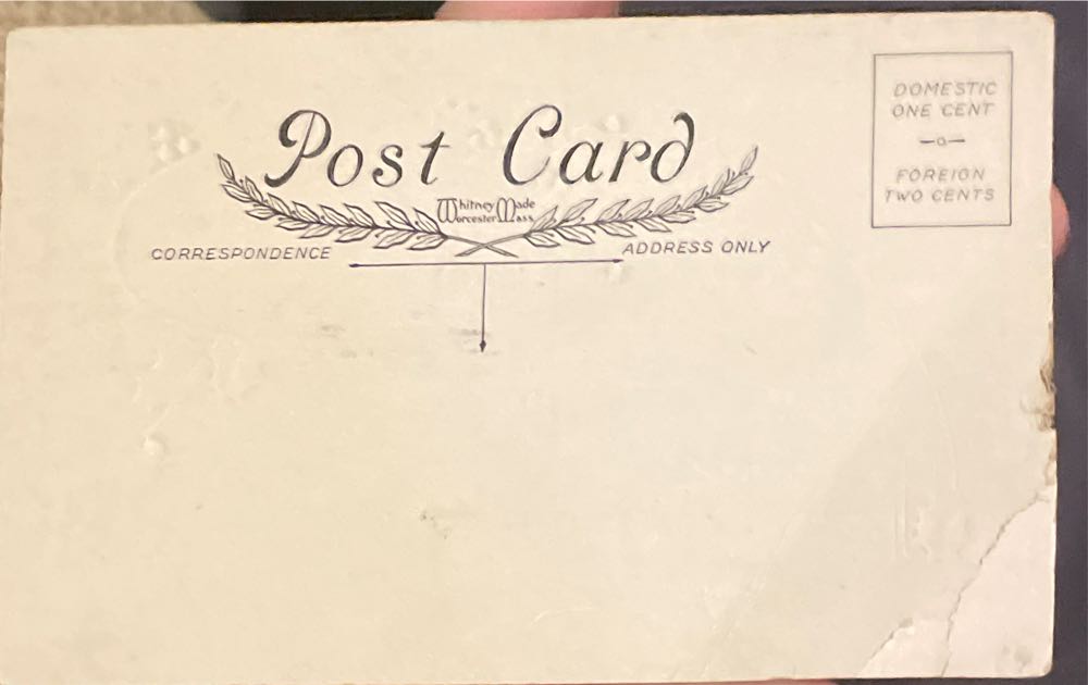 Postcard - Christmas - Whitney Made - “Glad Jul” - Winter Scene And Holly - Christmas (Postcard) ornament collectible - Main Image 2