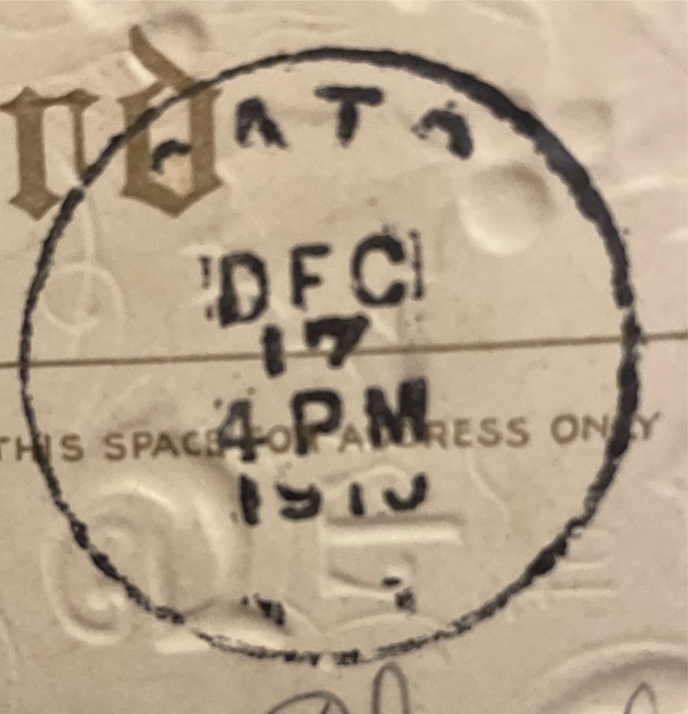 Postcard - Christmas - “Glad Tidings Of Christmas” - Christmas (Postcard) ornament collectible - Main Image 3