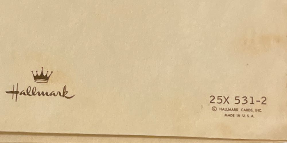 Greeting Card - Christmas - Hallmark - “For A Sweet Sister Merry Christmas” - French Fold - 25X 531-2 - Christmas (Greeting Card) ornament collectible - Main Image 3