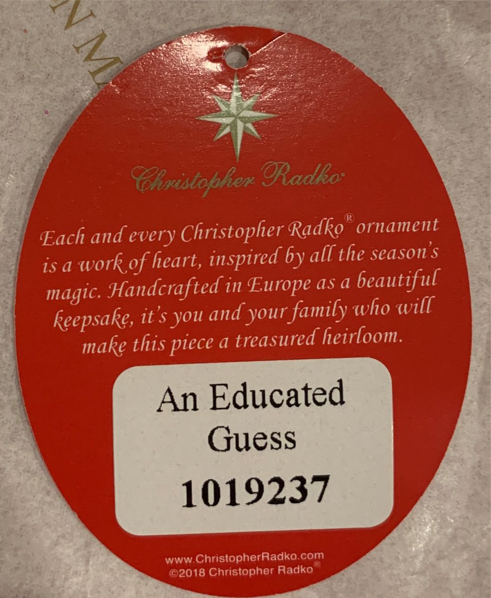 An Educated Guess  (School) ornament collectible - Main Image 4