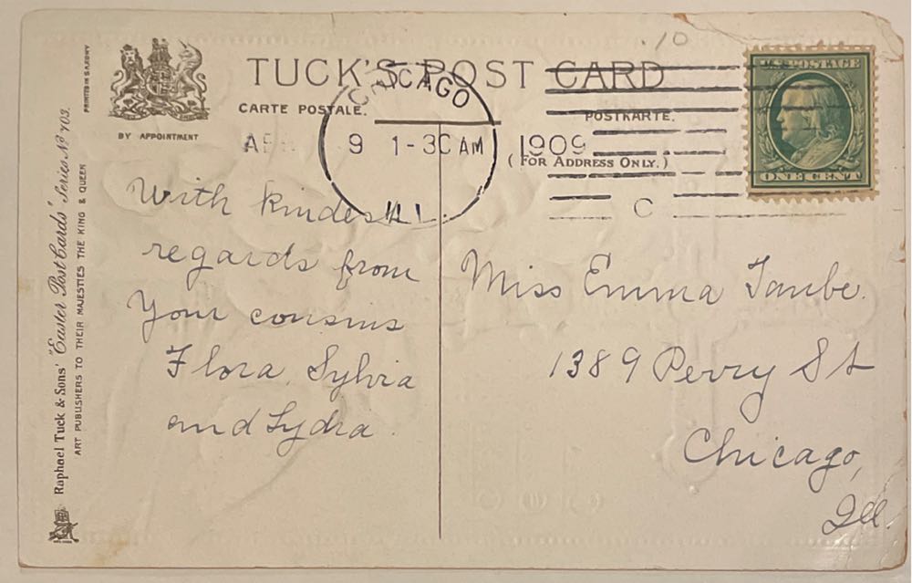 Postcard - Easter - Raphael Tuck & Sons - “Glad Easter Greetings” - Easter (Postcard) ornament collectible - Main Image 2