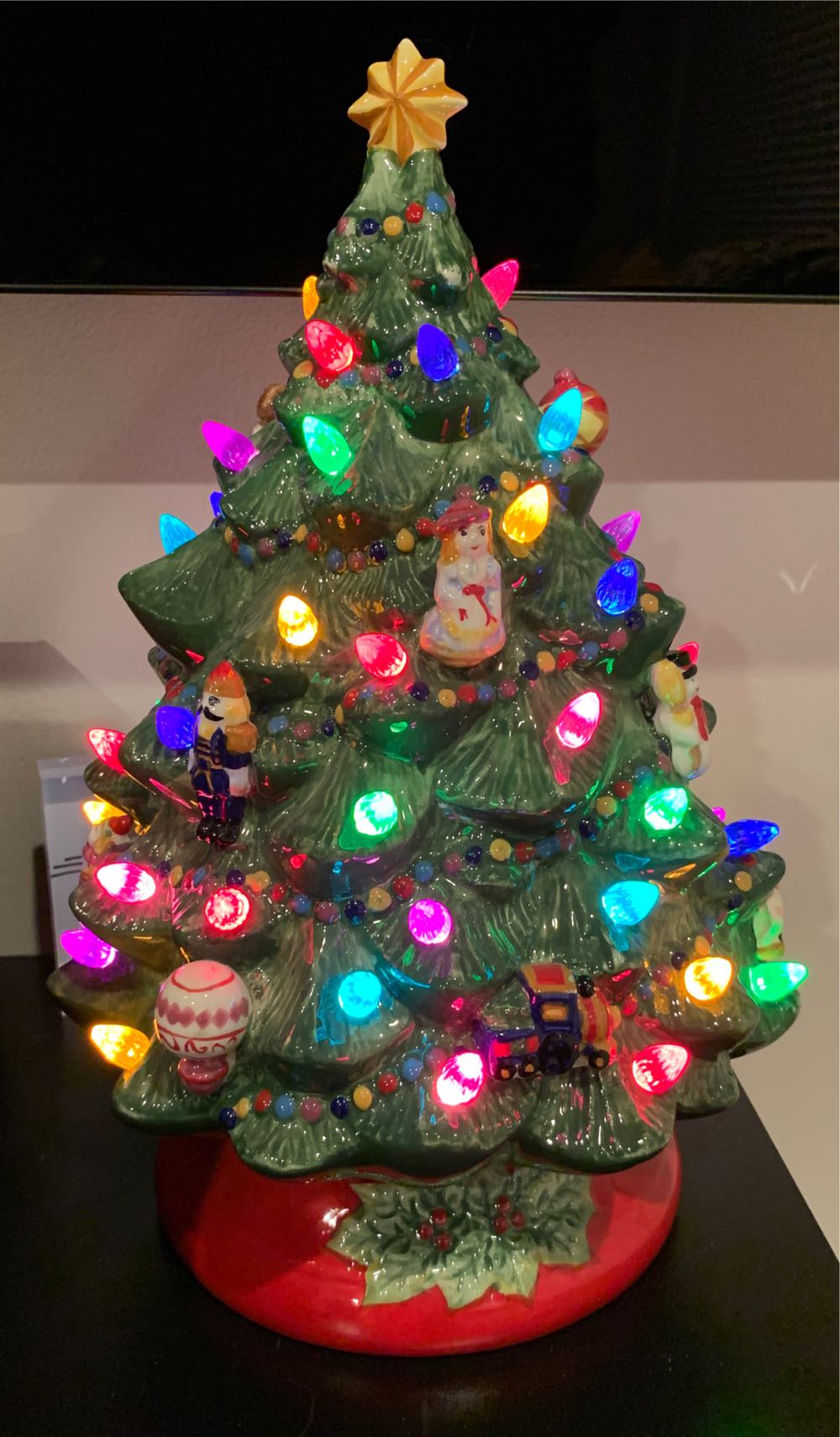 Ceramic Celebrations Lighted Holiday Christmas Tree  ornament collectible [Barcode 766169096871] - Main Image 2