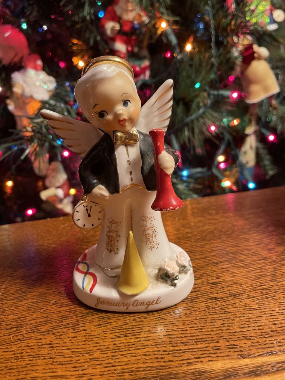 NAPCO - January Angel - #1917 - Calendar Angels (Figurine) ornament collectible - Main Image 1