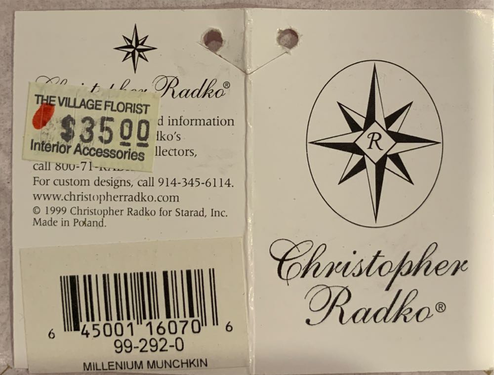 Millenium Munchkin  ornament collectible [Barcode 645001160706] - Main Image 4