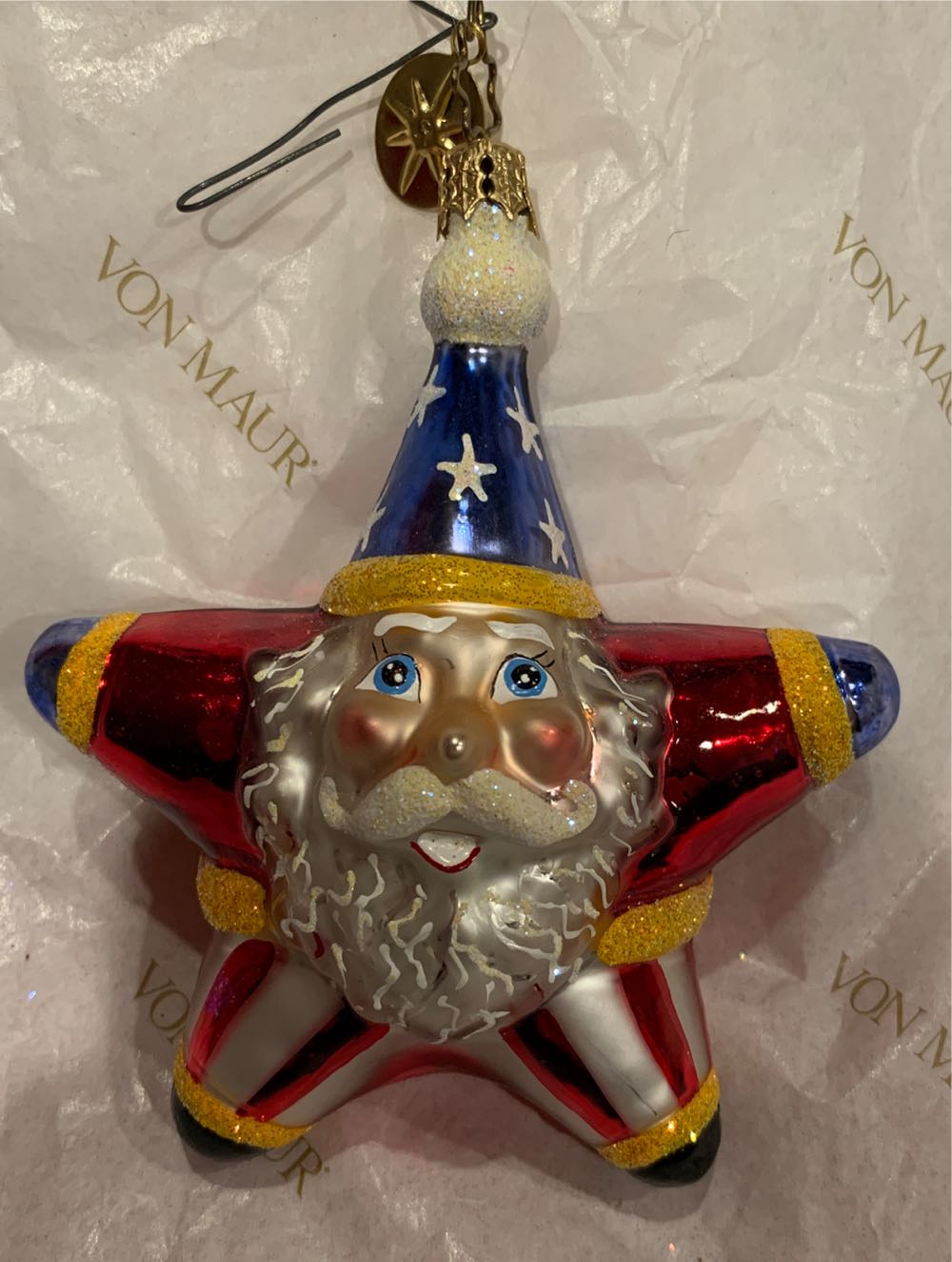 Freedom Star Santa (Santa) ornament collectible - Main Image 1