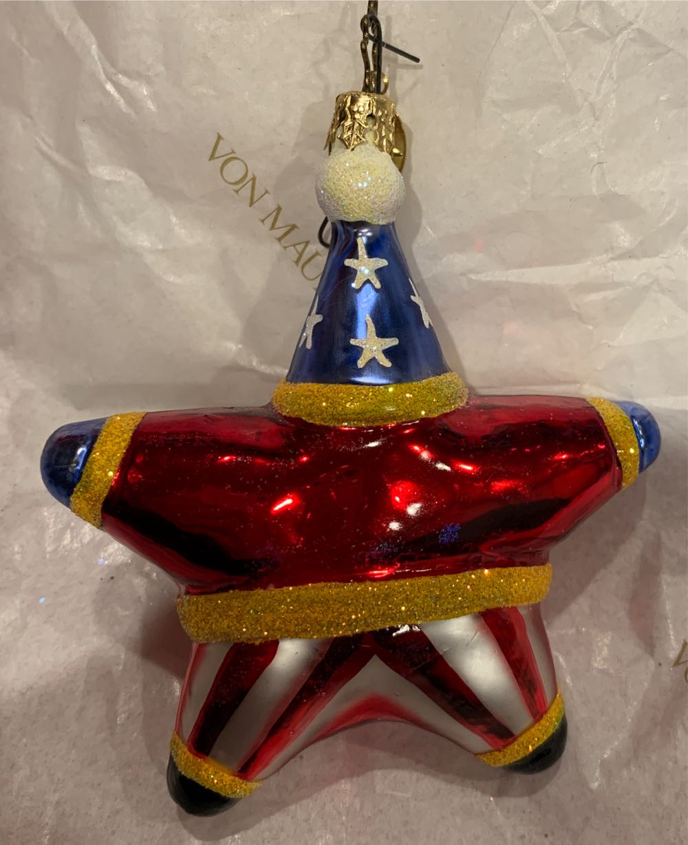Freedom Star Santa (Santa) ornament collectible - Main Image 2