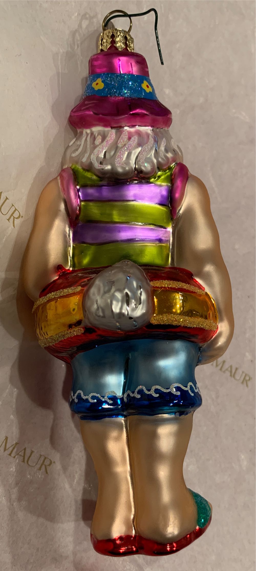 Wet ‘N’ Wild Santa  (Santa) ornament collectible - Main Image 2