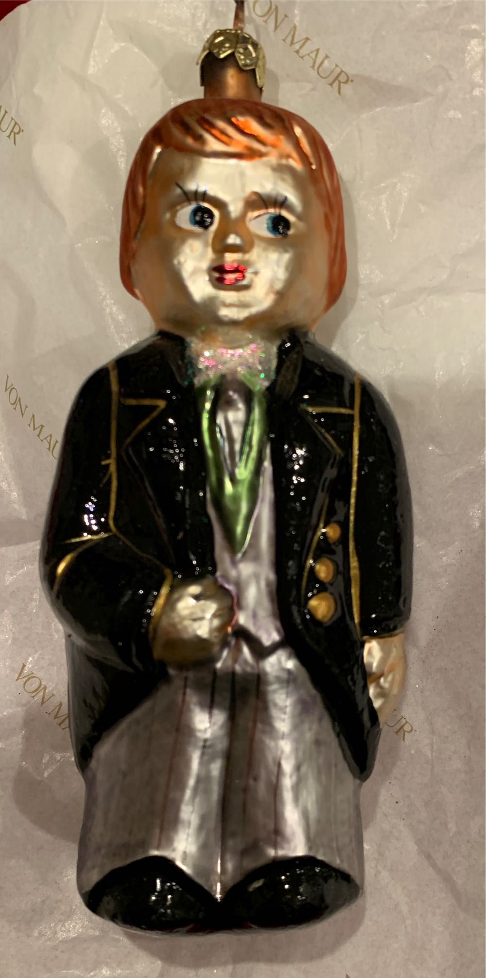 Hutschenreuther - Snowflake - Boy With Reindeer