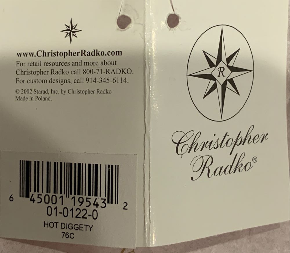 Hot Diggety - Storybook (food) ornament collectible [Barcode 645001195432] - Main Image 4