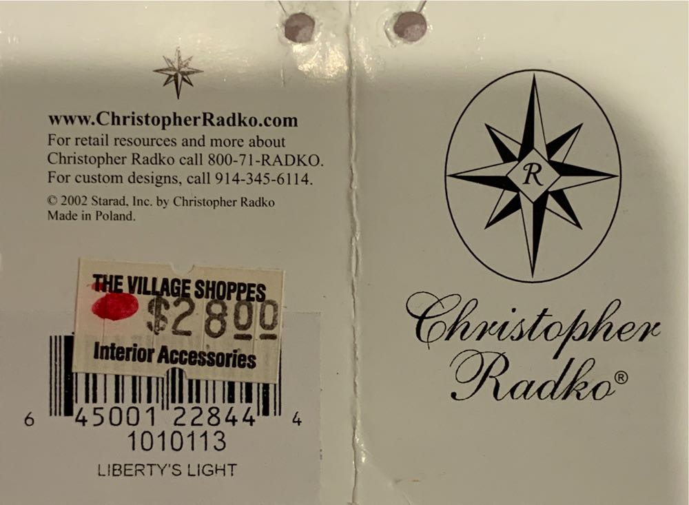 Liberty’s Light  (Patriotic) ornament collectible - Main Image 4