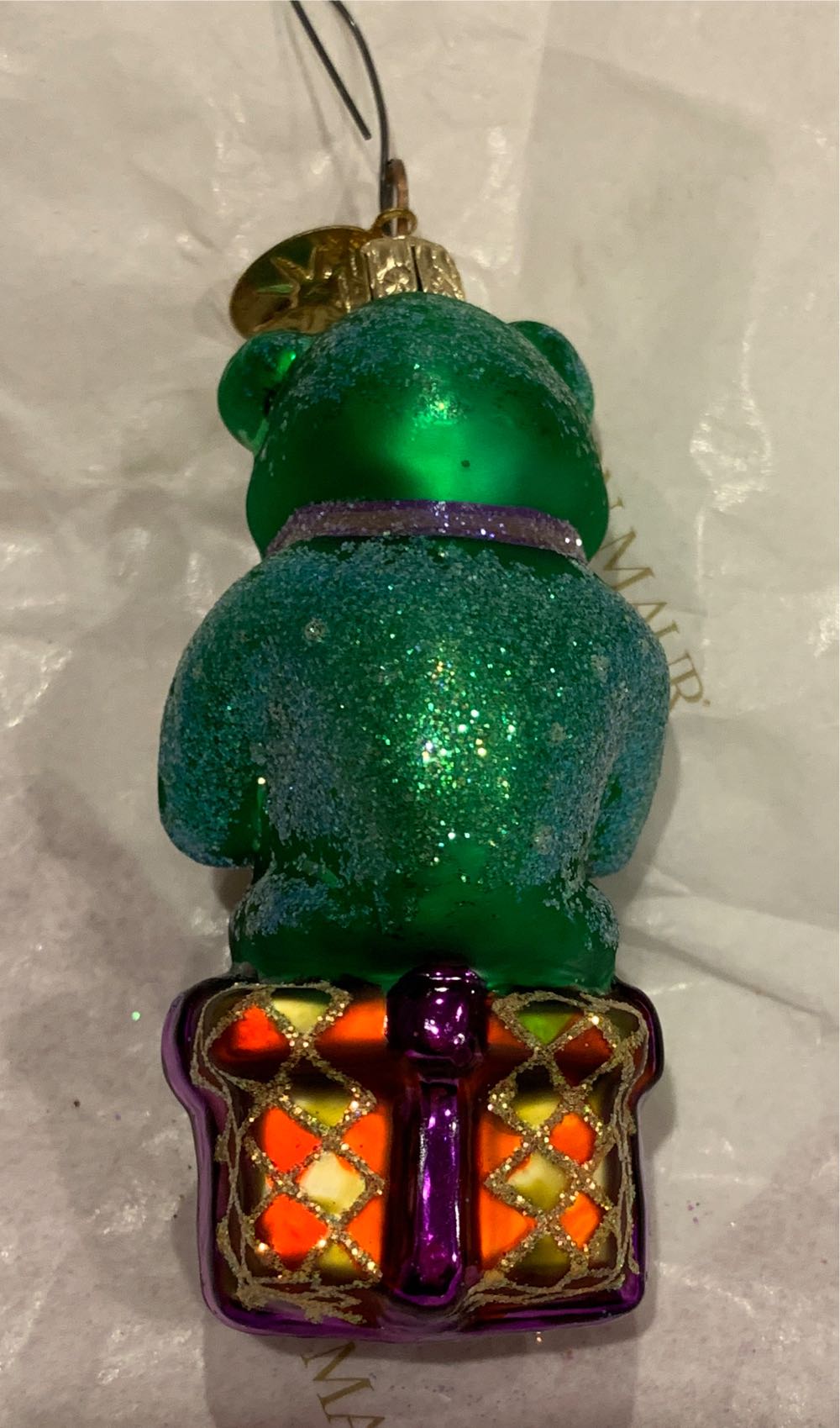 Frog O’ My Heart Gem  (Valentine’s Day) ornament collectible - Main Image 2