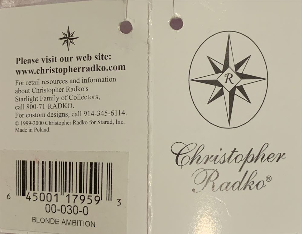 Blonde Ambition  (Storybook) ornament collectible - Main Image 4