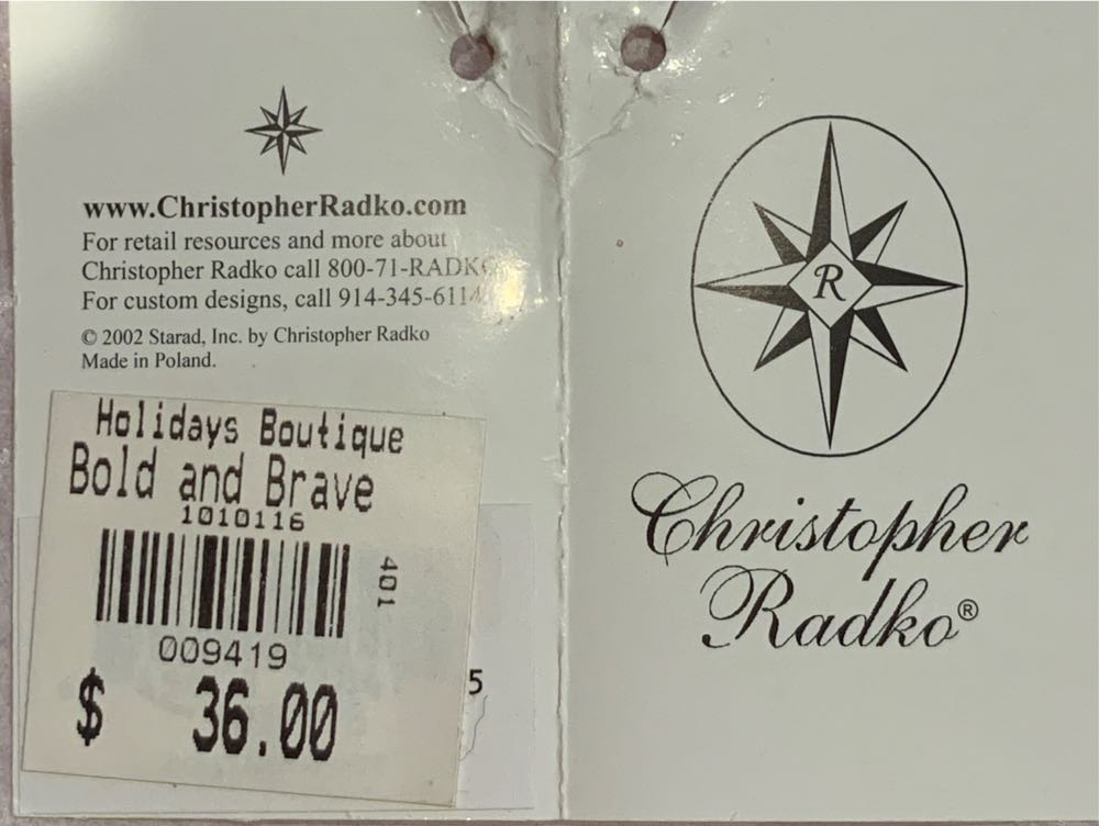 Bold And Brave  (Patriotic) ornament collectible - Main Image 4