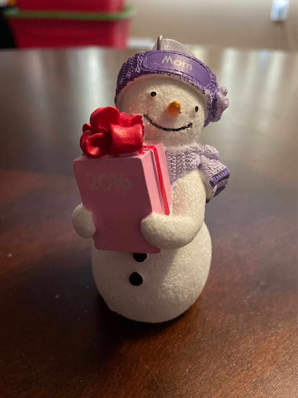 2016 Mom Snowman  ornament collectible - Main Image 1