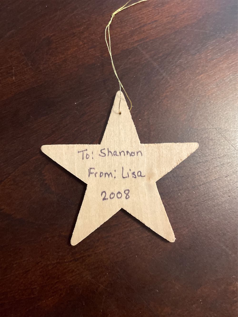 2008 Homemade Star ( Lisa)  ornament collectible - Main Image 2