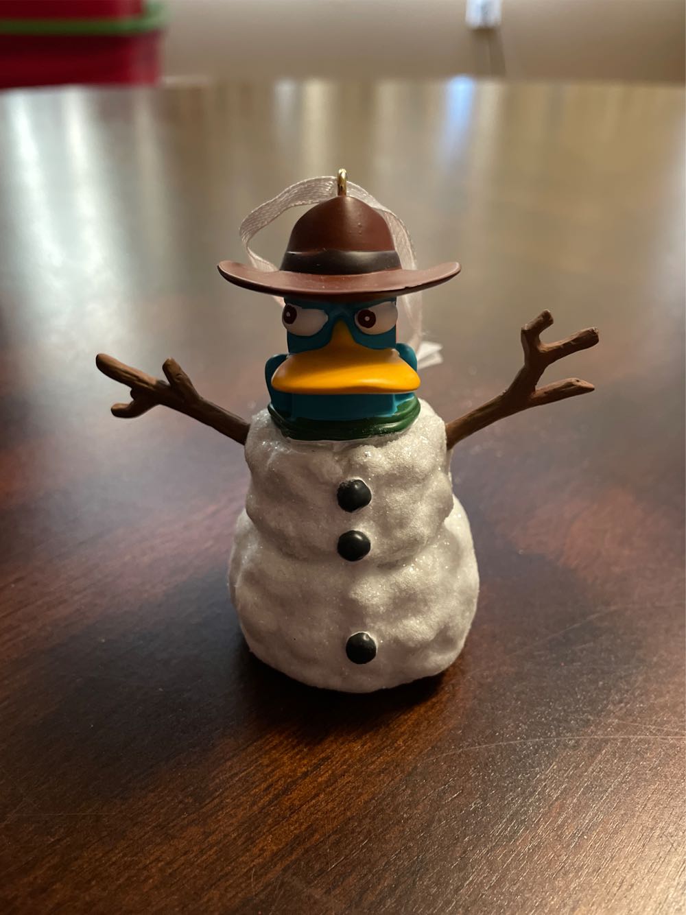 Wood nativity ornament