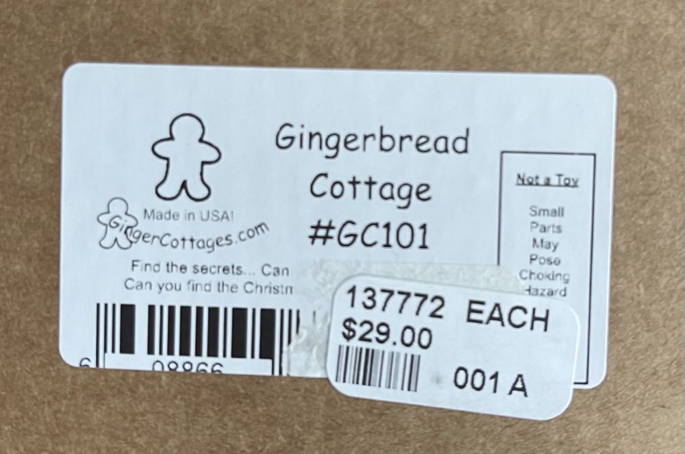 80001 (GC101) Ginger Cottages - Ginger Cottage  ornament collectible - Main Image 2