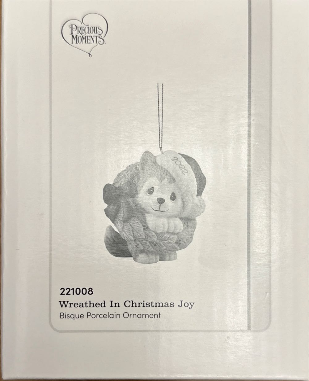 Wreathed In Christmas Joy - Precious Moments Ornaments (Christmas) ornament collectible [Barcode 842181127516] - Main Image 2