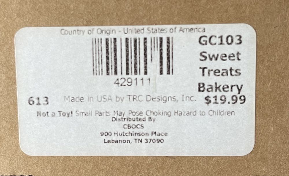 GC103 Ginger Cottages - Sweet Treats Bakery  ornament collectible - Main Image 2