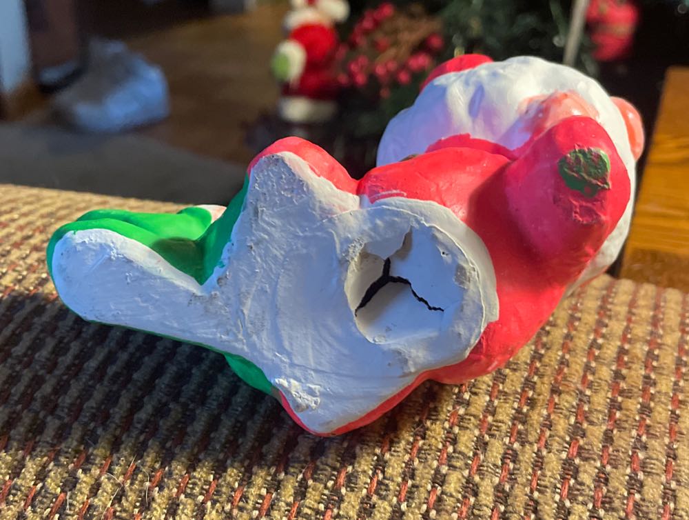 HOMCO - Gnome/Elf - Neon Pink - On Side - Resting On Hand - Elf (Figurine) ornament collectible - Main Image 3