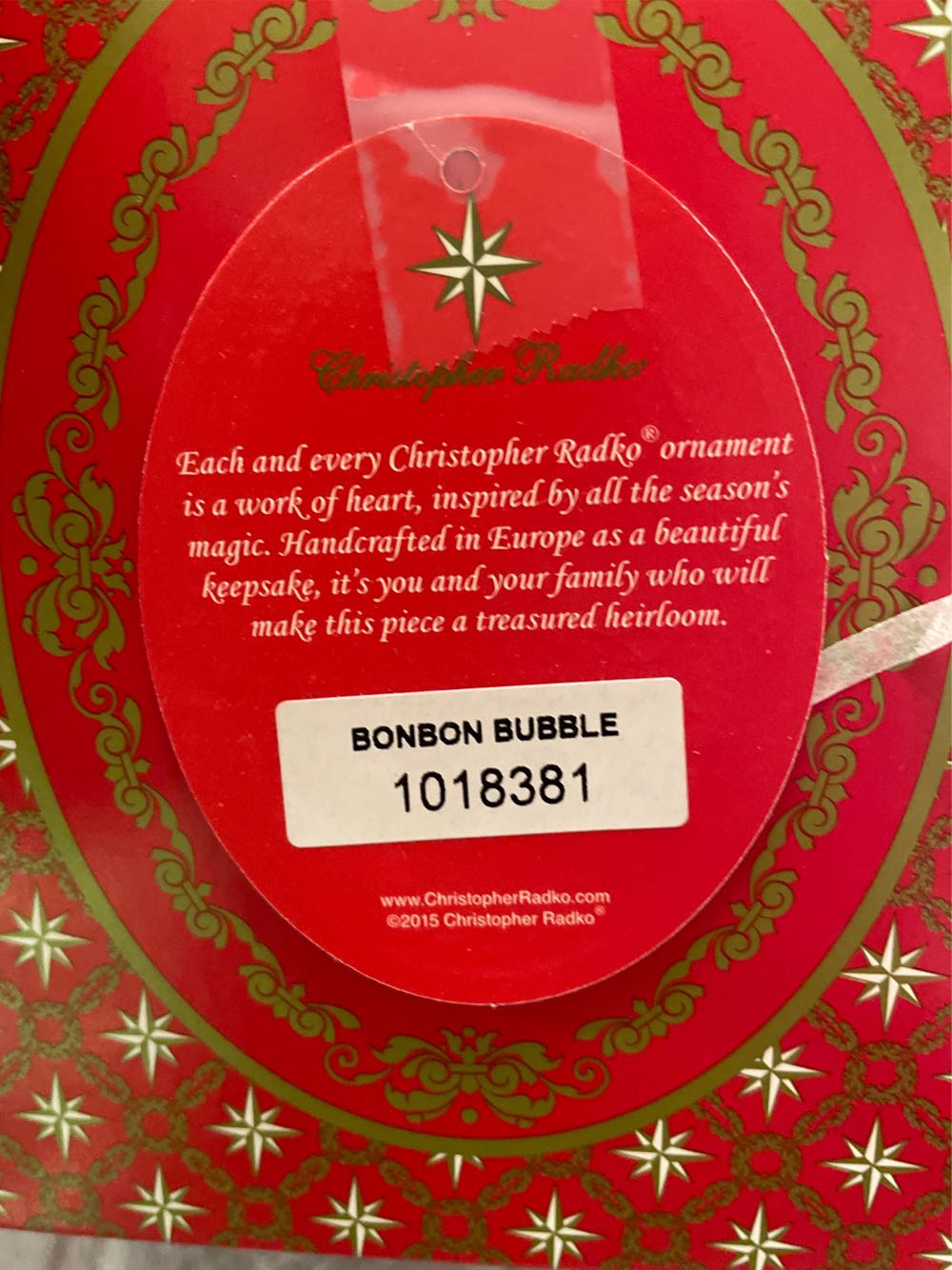 BonBon Bubble  ornament collectible - Main Image 2