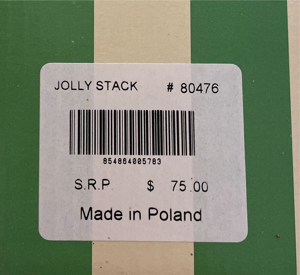 Jingle Nog Jolly Stack  ornament collectible - Main Image 2
