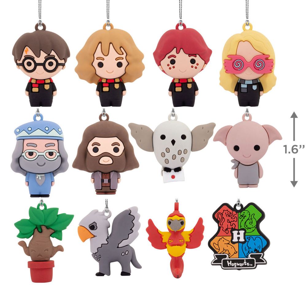 Harry Potter Countdown Calendar Miniature Christmas B Tree Set With 12 Mini Ornaments - Wizarding World Of Harry Potter (Harry Potter) ornament collectible [Barcode 763795777846] - Main Image 2
