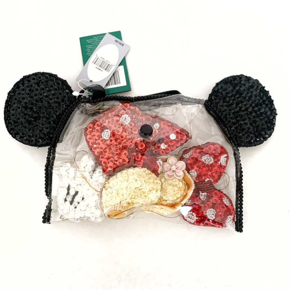 An Enchanted Christmas Mickey And Minnie Sequin Set  ornament collectible - Main Image 2