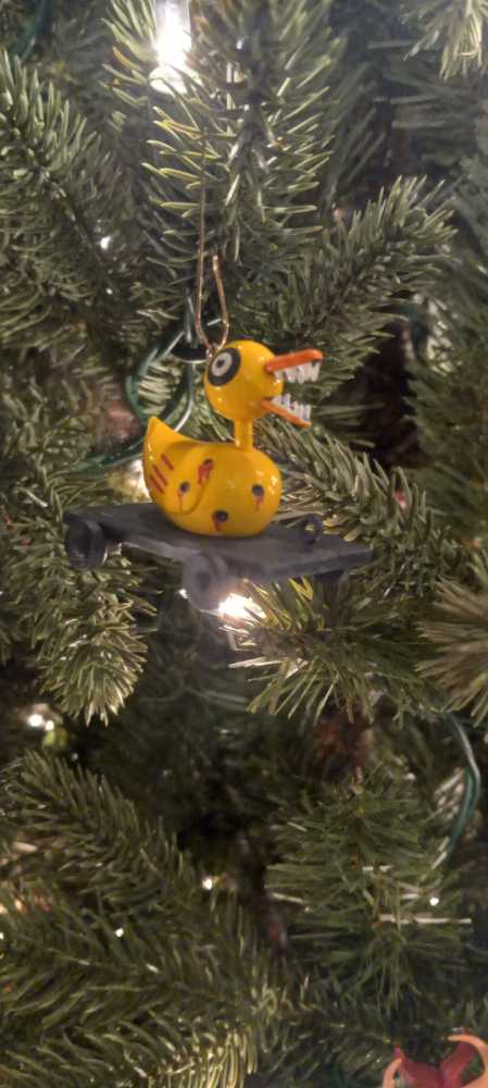 Scary Teddy And Undead Duck (Limited Edition)  - Hallmark Keepsake (Nightmare Before Christmas) ornament collectible [Barcode 2249051409723] - Main Image 2