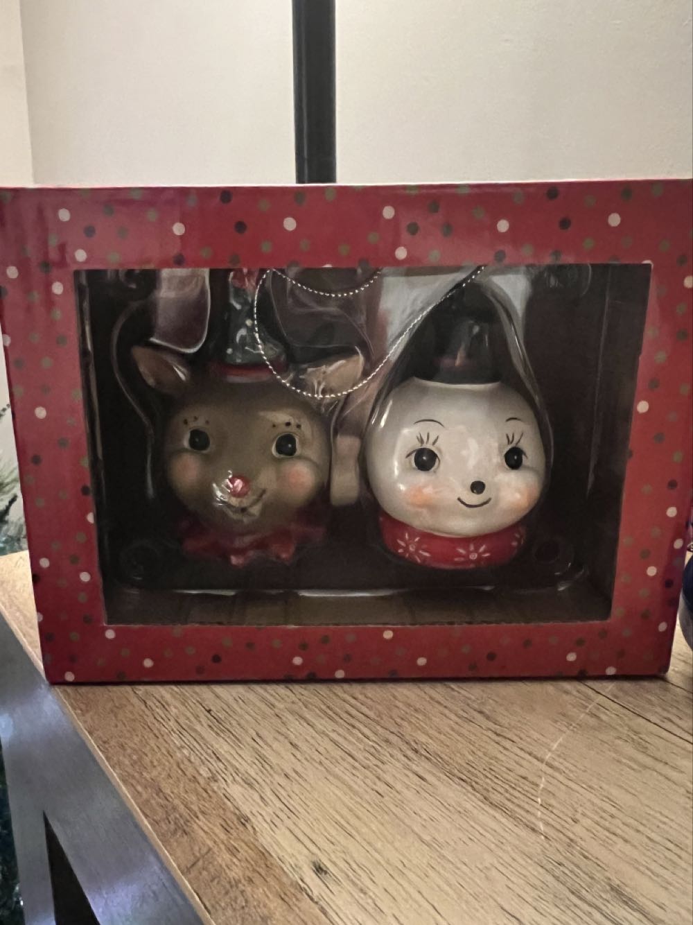 Johanna Parker - Snowman And Reindeer  ornament collectible [Barcode 83281547000999] - Main Image 2