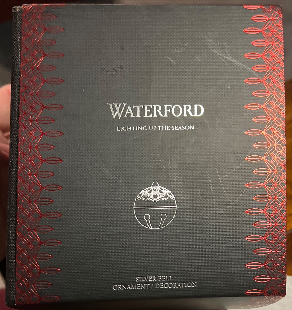 Waterford 2018 Silver Bell Christmas Ornament  ornament collectible - Main Image 2