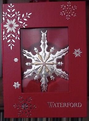 Waterford 2016 Silver Annual Snowflake Ornament  ornament collectible [Barcode 701587285766] - Main Image 2