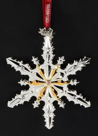 Waterford 2016 Silver Annual Snowflake Ornament  ornament collectible [Barcode 701587285766] - Main Image 4