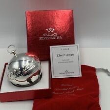 Wallace 2002 Annual Sleighbell - Sleigh Bell ornament collectible [Barcode 730936053787] - Main Image 1