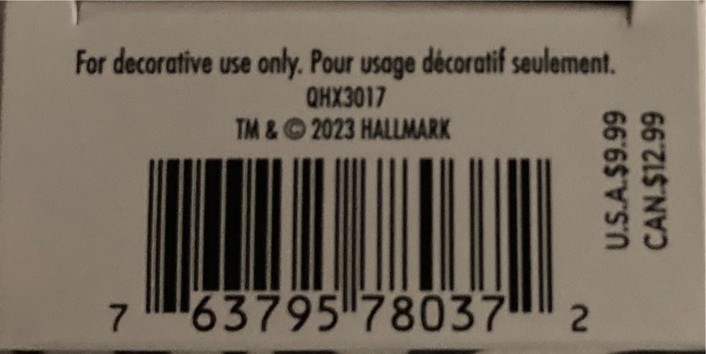 Tiny Angel - Hallmark Keepsake Miniature (Angel Miniature) ornament collectible [Barcode 763795780372] - Main Image 4