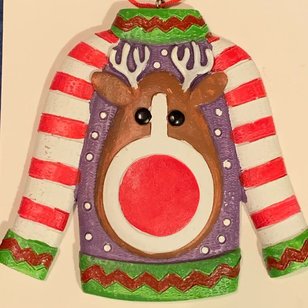 LEGEND of the UGLY SWEATER Ornament - Novelties (Hanging Ornament) ornament collectible - Main Image 2