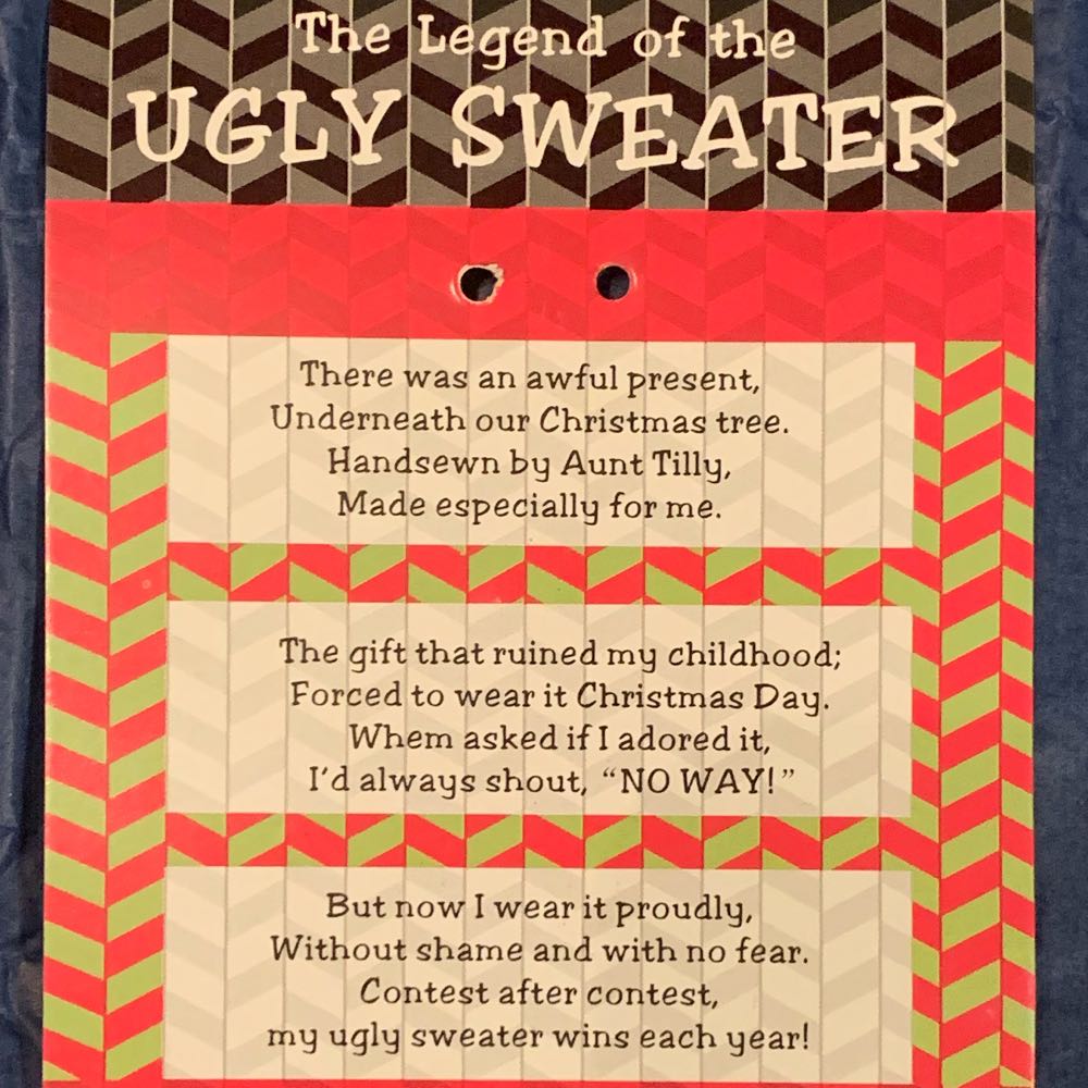 LEGEND of the UGLY SWEATER Ornament - Novelties (Hanging Ornament) ornament collectible - Main Image 3