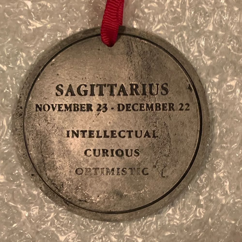 SAGITTARIUS MEDALLION Ornament  ornament collectible - Main Image 2
